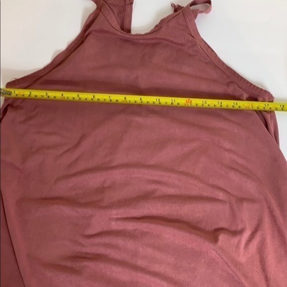 Alya Salmon Colored Dress with Pockets - Picture 6 of 7